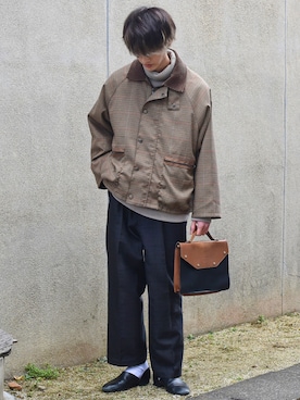 「レトロ」｜「アイテム（ブルゾン）」を使った、おやすみくん💤さん（メンズ・170cm）の春コーディネート
