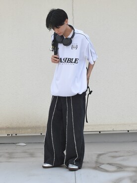 おやすみくん💤さん（メンズ・170cm）の夏コーディネート