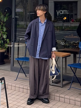 「epnok（エプノック）のアイテム」を使った、おやすみくん💤さん（メンズ・170cm）の春コーディネート