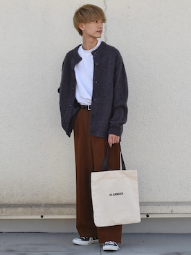 おやすみくん💤さん（メンズ・170cm）の秋コーディネート