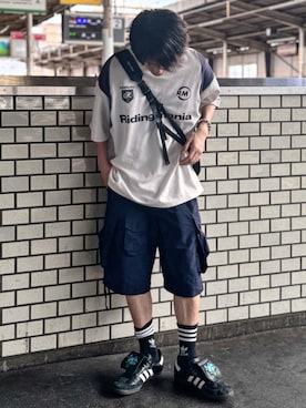 おやすみくん💤さん（メンズ・170cm）の夏コーディネート