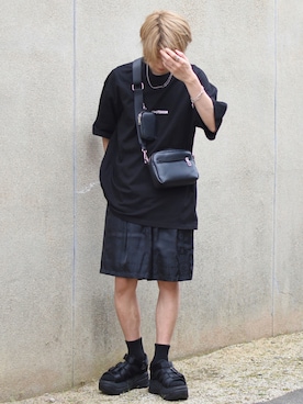 「NOISE MAKER（ノイズメーカー）のアイテム（パンツ）」を使った、おやすみくん💤さん（メンズ・170cm）の夏コーディネート