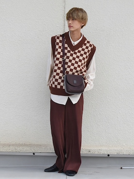 「DAKS（ダックス）のアイテム」を使った、おやすみくん💤さん（メンズ・170cm）の秋コーディネート