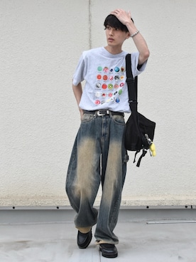 おやすみくん💤さん（メンズ・170cm）の夏コーディネート