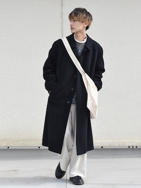 おやすみくん💤さん（メンズ・170cm）の冬コーディネート