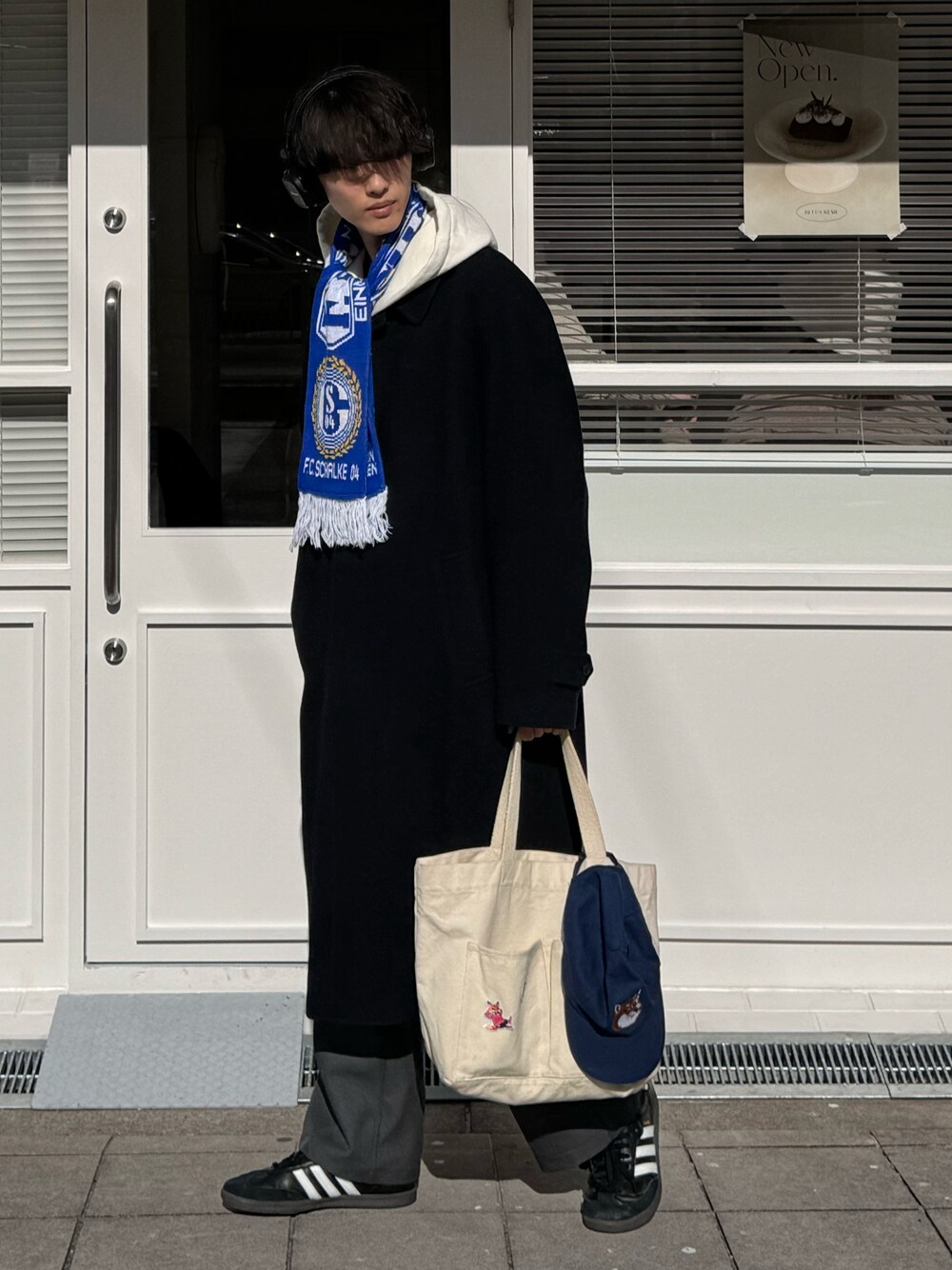 即配★MAISON KITSUNE 17AW MULTICOLOR RIBBED HAT 今期新作 org.jpg
