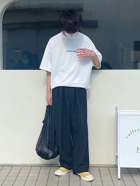 おやすみくん💤さん（メンズ・170cm）の夏コーディネート