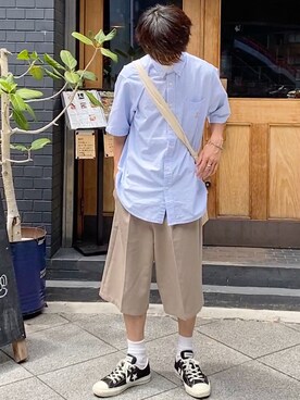 おやすみくん💤さん（メンズ・170cm）の夏コーディネート