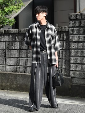 おやすみくん💤さん（メンズ・170cm）の夏コーディネート