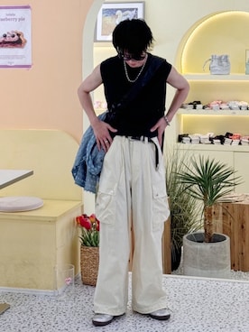 「B.R.U（ブル）のアイテム」を使った、おやすみくん💤さん（メンズ・170cm）の夏コーディネート