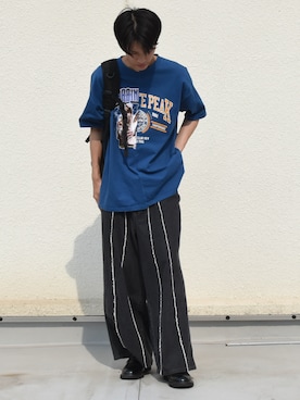 おやすみくん💤さん（メンズ・170cm）の夏コーディネート