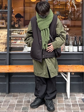 おやすみくん💤さん（メンズ・170cm）の冬コーディネート