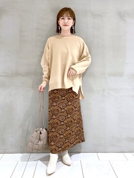 みっちーさん（レディース・156cm）の秋コーディネート