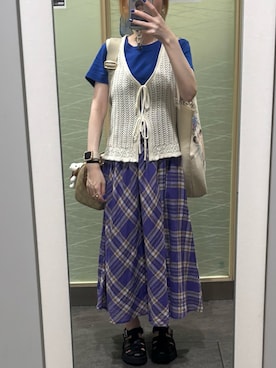 「アイテム（サンダル）」を使った、まいみ🐼さん（レディース・143cm）の夏コーディネート