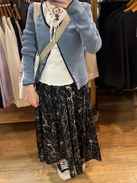 「FUN（ファン）のアイテム」を使った、まいみ🐱さん（レディース・143cm）の春コーディネート