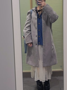 「RAY CASSIN（レイカズン）のアイテム」を使った、まいみ🐼さん（レディース・143cm）の冬コーディネート