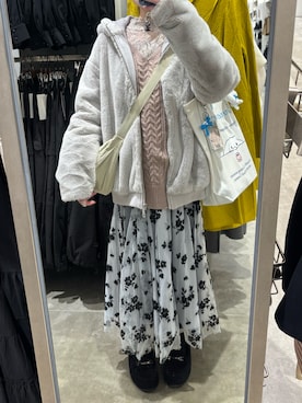 「FUN（ファン）のアイテム」を使った、まいみ🐱さん（レディース・143cm）の冬コーディネート