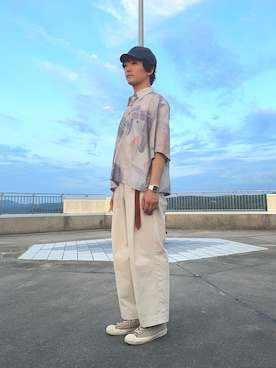 「アイテム（腕時計）」を使った、くろごさん（メンズ・164cm）の夏コーディネート
