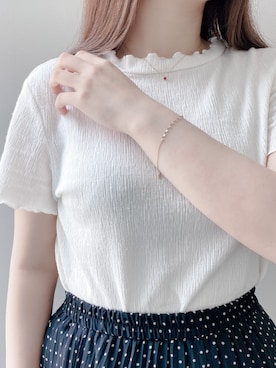 「BLOOM」｜本社スタッフ（BLOOM ONLINE STORE）さん（レディース・156cm）の夏コーディネート
