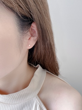 「綺麗めコーデ」｜「アイテム（アクセサリー）」を使った、本社スタッフ（BLOOM ONLINE STORE）さん（レディース・155cm）の夏コーディネート