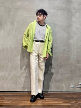 「POLYPLOID（ポリプロイド）のアイテム」を使った、dela_bechy2さん（メンズ・177cm）の夏コーディネート