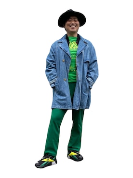 「DRAGON BALL（ドラゴンボール）のアイテム」を使った、しゃちさん（メンズ・174cm）の春コーディネート