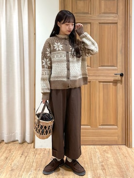 kanaさん（レディース・163cm）の冬コーディネート