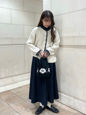 エプロン風重ねスカートを使った人気ファッションコーディネート - WEAR