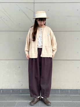 「春服デビュー宣言」｜「アイテム（その他シューズ）」を使った、kanaさん（レディース・163cm）の春コーディネート