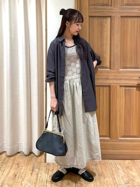 「アイテム（ドレスシューズ）」を使った、kanaさん（レディース・163cm）の夏コーディネート