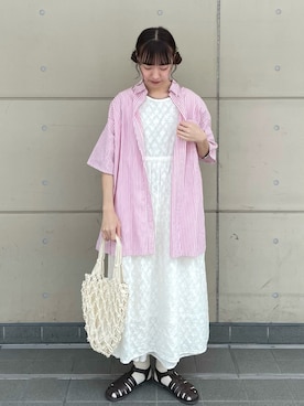 kanaさん（レディース・163cm）の夏コーディネート