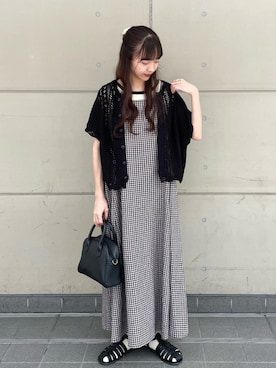 「ボストンバッグ」｜kanaさん（レディース・163cm）の春コーディネート