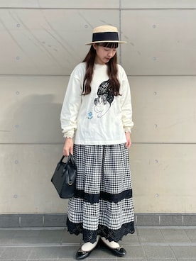 「ボストンバッグ」｜kanaさん（レディース・163cm）の春コーディネート