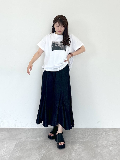 M&KYOKO さんのスカートです❣️ SHIRTS COMBINED SKIRT(36 WHITE): Maison MIHARA YASUHIRO