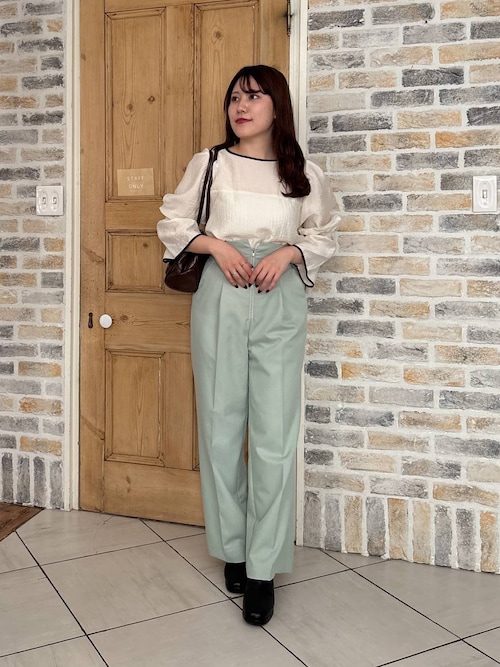 セール】フロントZIPパンツ 289333（スラックス）｜mysty woman