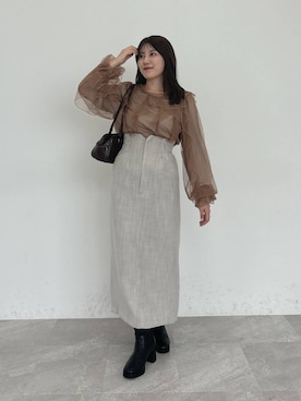 Renaさん(レディース・155cm)の秋コーディネート