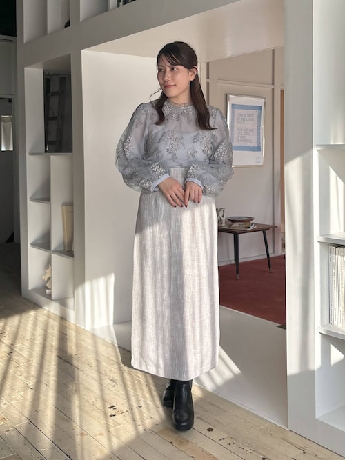 KURASHI&Trips PUBLISHING ミスティピンク 長袖シャツ Allowed To Unfold アロウドトゥアンフォールド 麻シャツ 長袖