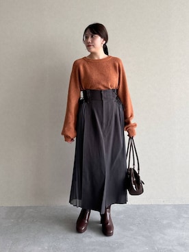 Renaさん(レディース・155cm)の冬コーディネート