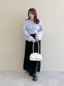 「アイテム（バッグ）」を使った、Renaさん（レディース・155cm・20代）の秋コーディネート