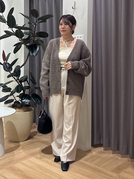 「アイテム（スリッポン）」を使った、Renaさん（レディース・155cm・20代）の秋コーディネート