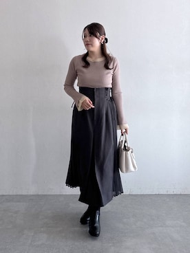 Renaさん(レディース・155cm)の冬コーディネート