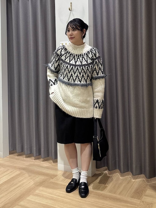 セール】モヘヤタッチノルディックニット 622016（ニット/セーター