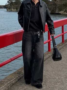 「Regen Glanz（レーゲングランツ）のアイテム」を使った、けんけん。さん（メンズ・180cm）の春コーディネート