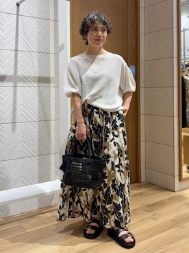 隈元さん(レディース・158cm)の夏コーディネート