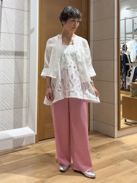 隈元さん（レディース・158cm）の夏コーディネート