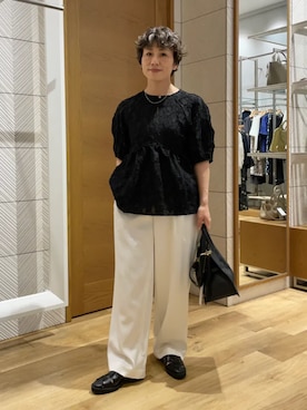 隈元さん（レディース・158cm）の夏コーディネート