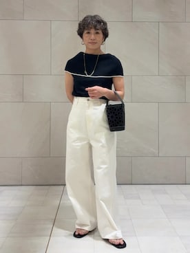 隈元さん（レディース・158cm）の夏コーディネート