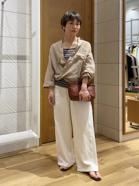 隈元さん（レディース・158cm）の夏コーディネート