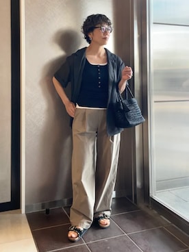 隈元さん(レディース・158cm)の夏コーディネート