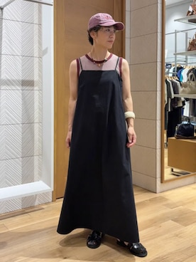 「MILLER（ミラー）のアイテム」を使った、隈元さん（レディース・158cm）の夏コーディネート